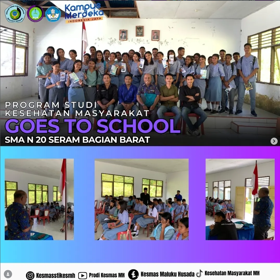 Program Studi Kesehatan Masyarakat STIKes Maluku Husada Goes To School