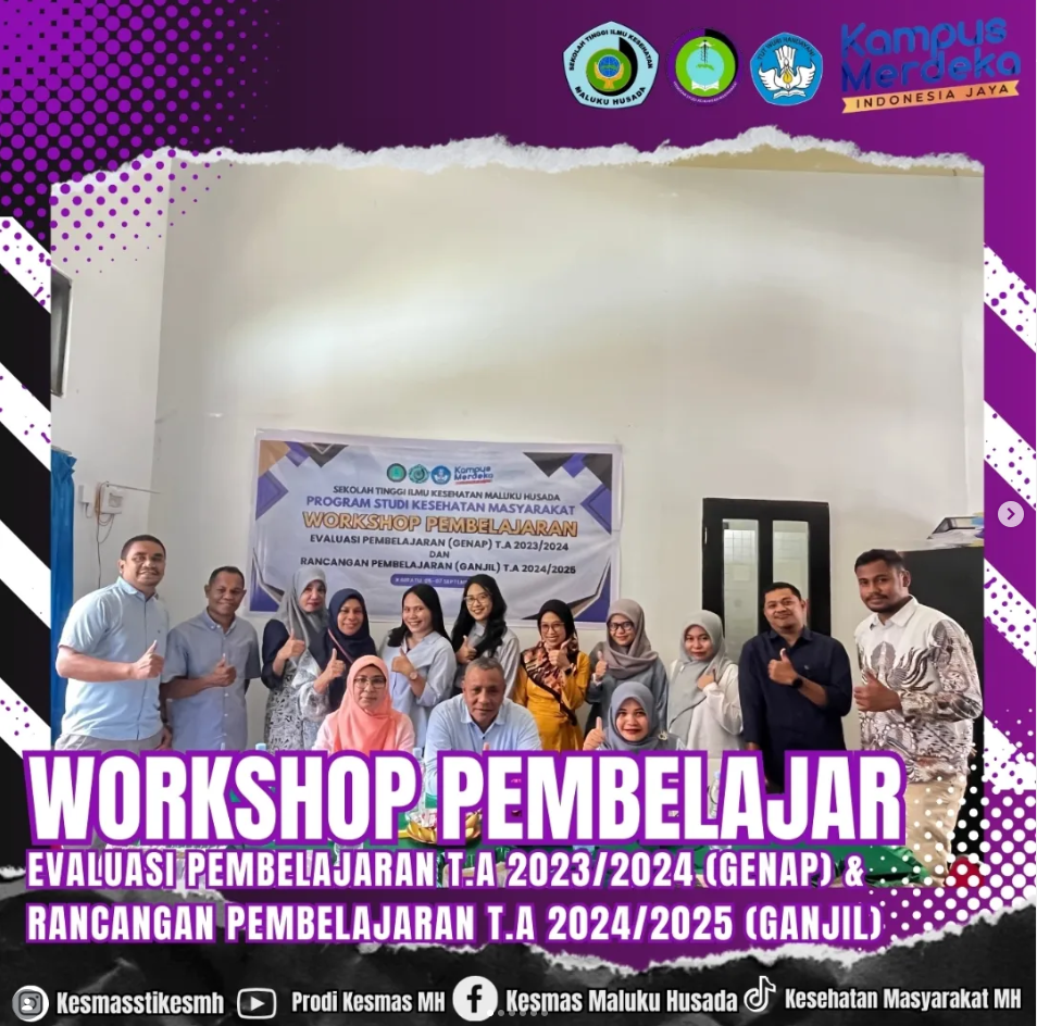 Workshop pembelajaran Evaluasi pembelajaran (Genap) T.A 2023/2024 & Rancangan Pembelajaran (Ganjil) T.A 2024/2025
