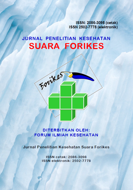 Jurnal Penelitian Kesehatan "SUARA FORIKES" (Journal of Health Research "Forikes Voice")